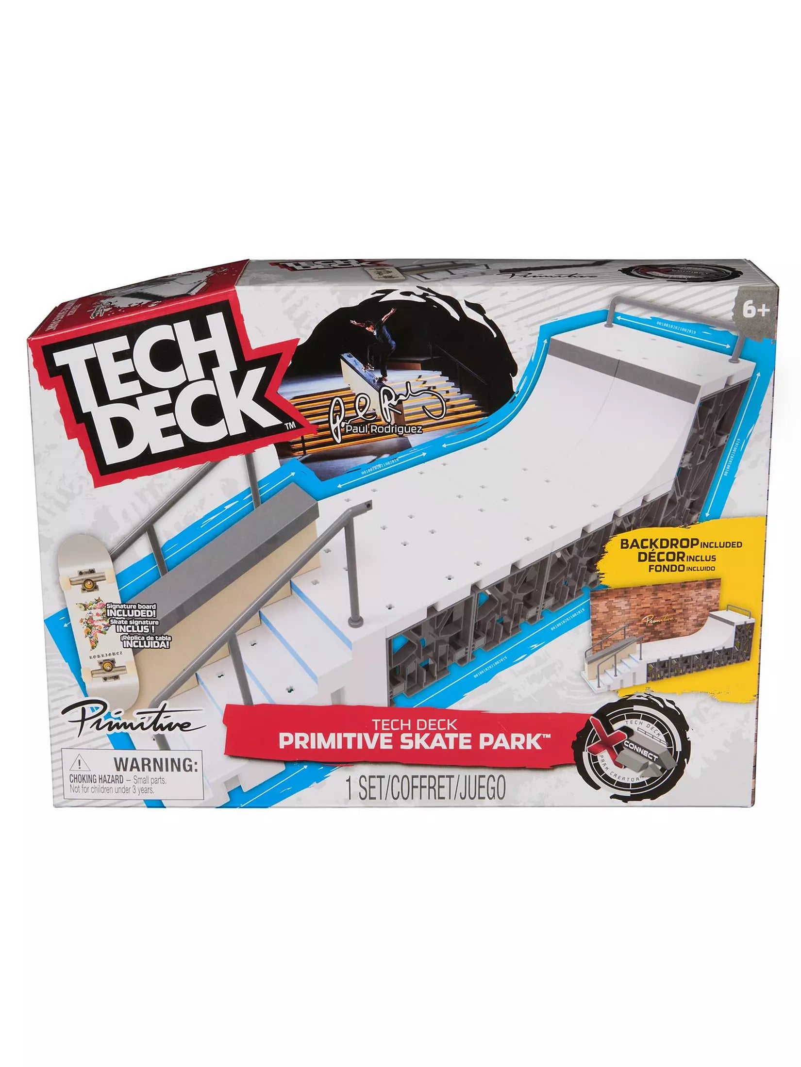 Tech Deck Primitive Skate Park toy set packaging on a white background