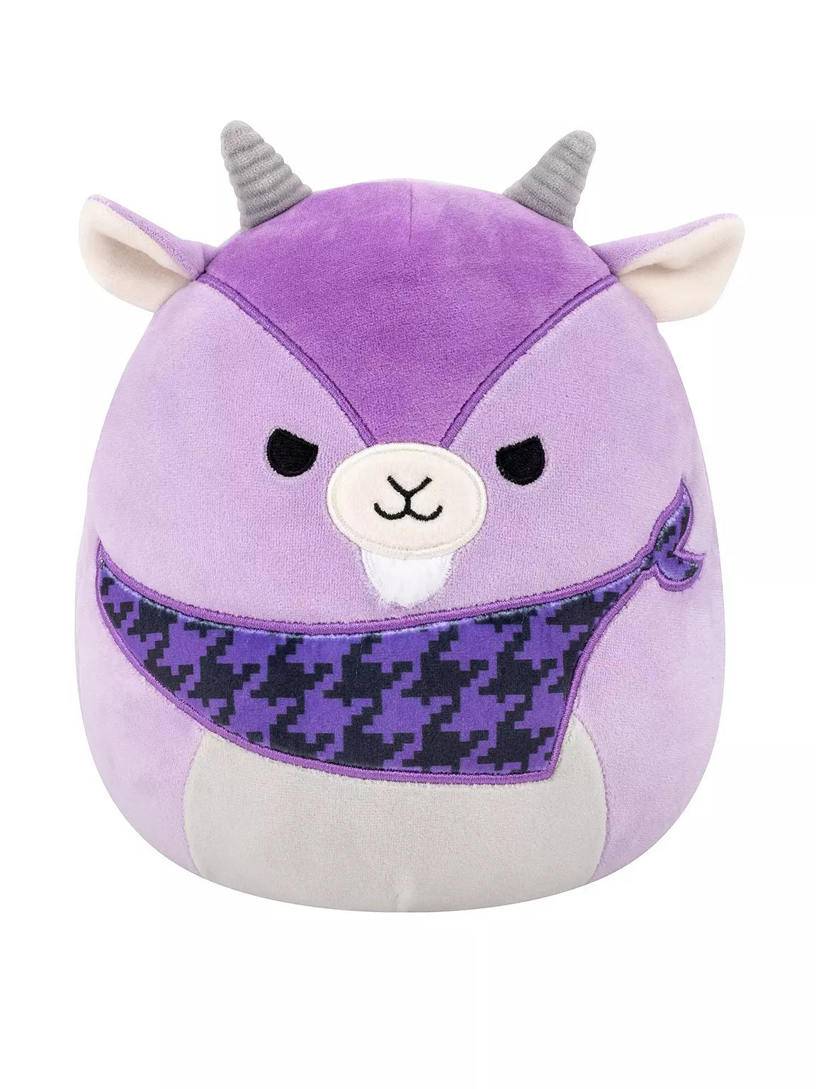 7.5 Squishmallows Shirley - Purple Goat W/Bandana and Mischievous Eyes