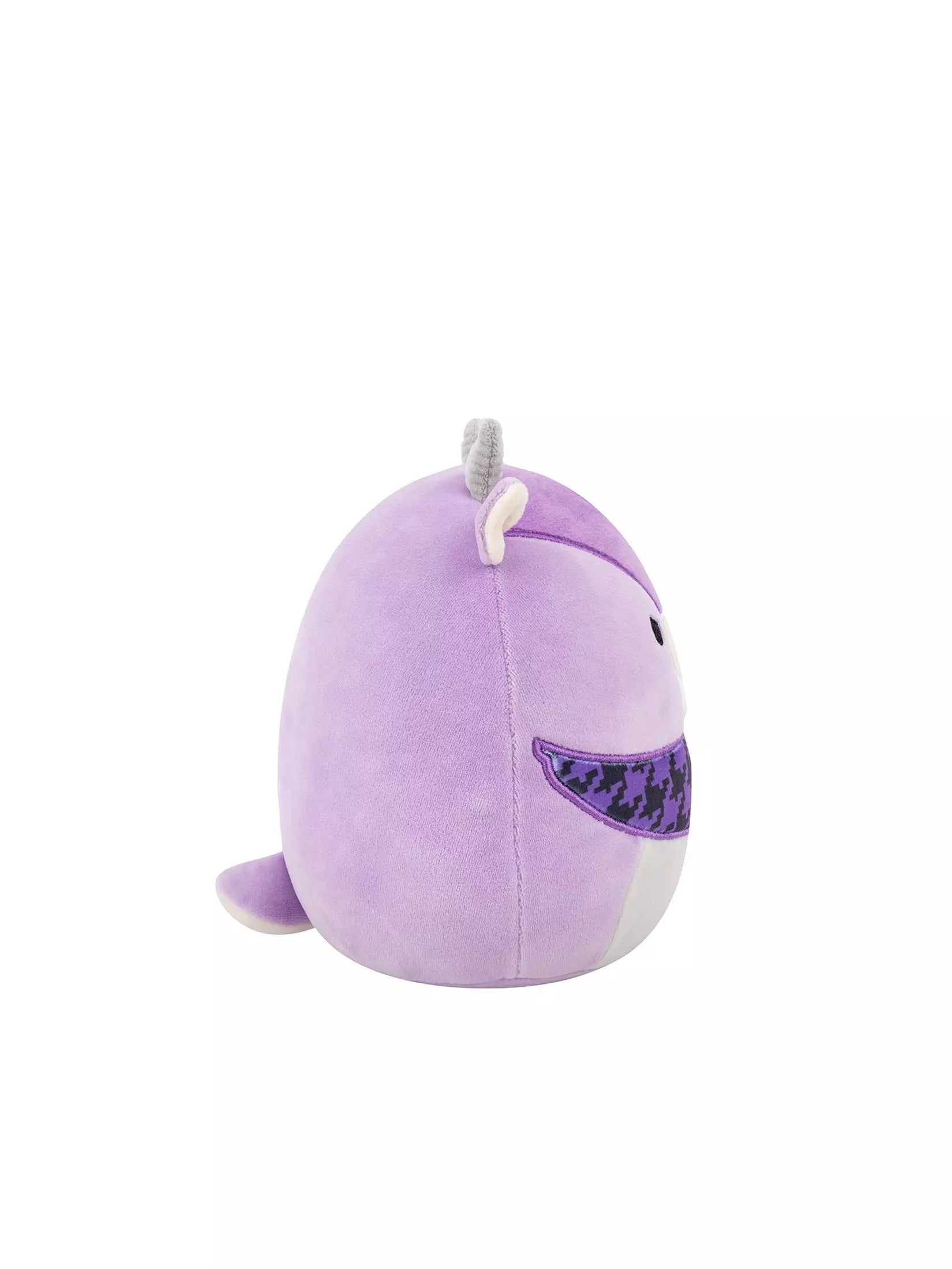 7.5 Squishmallows Shirley - Purple Goat W/Bandana and Mischievous Eyes