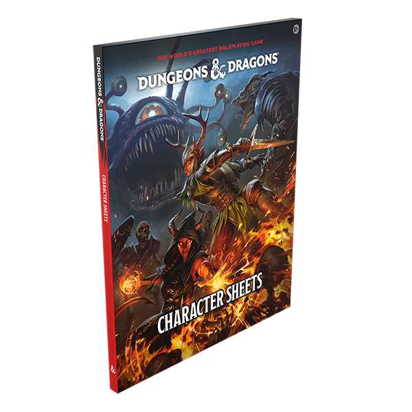 Dungeons & Dragons Character Sheets 2024