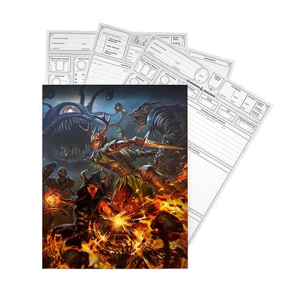 Dungeons & Dragons Character Sheets 2024
