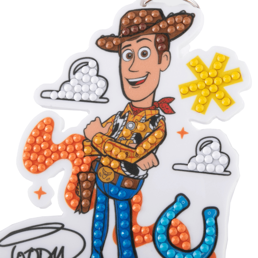 Woody Crystal Art Bag Charm