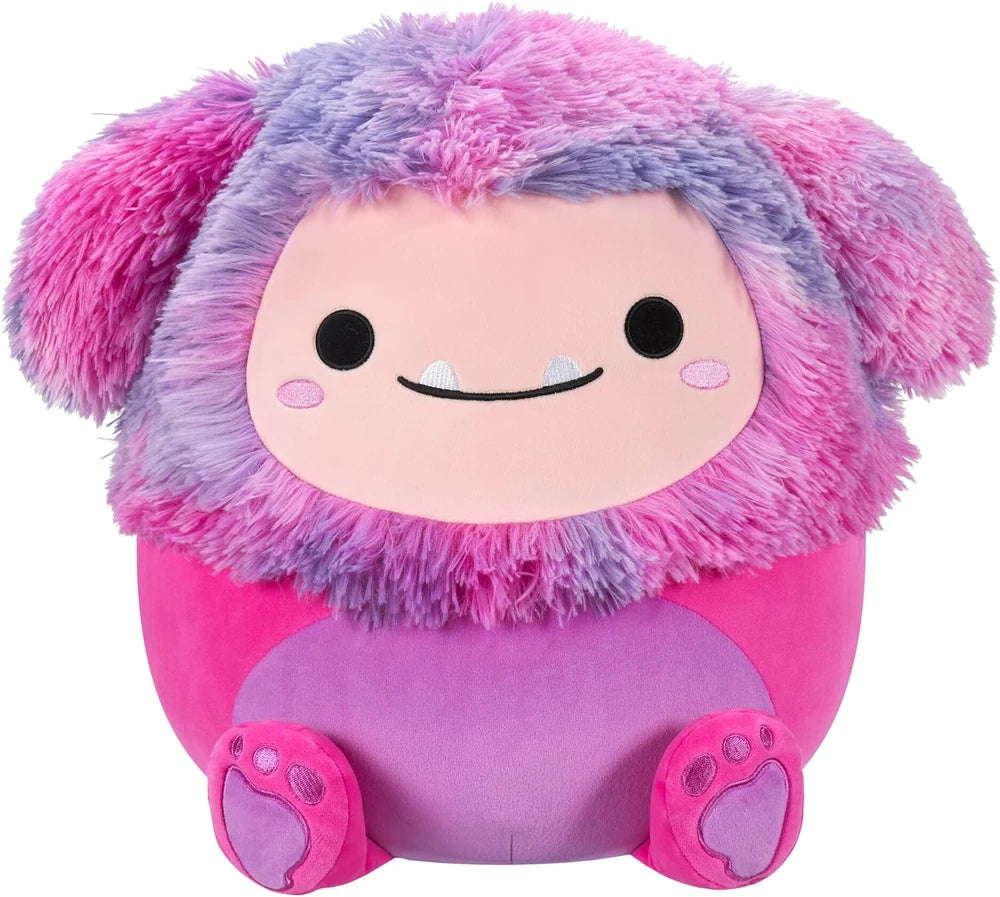 7.5 Squishmallows Woxie - Magenta Bigfoot W/Multicolored Hair