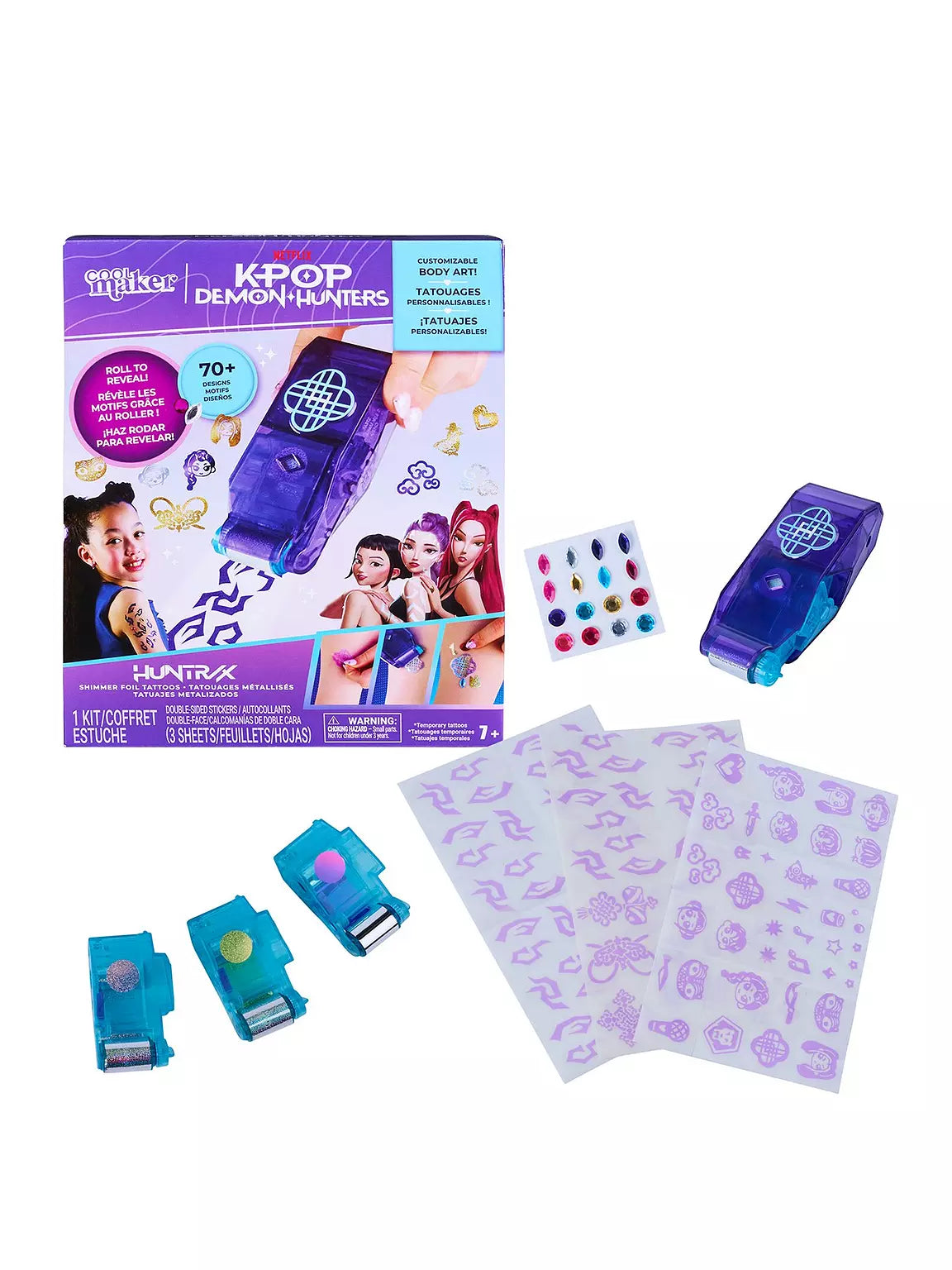 K-Pop Demon Hunters Shimmer me tattoo kit