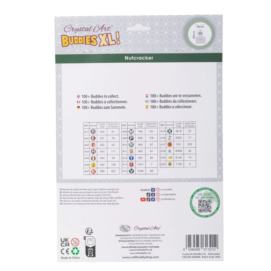Nutcracker, Crystal Art XL Buddy