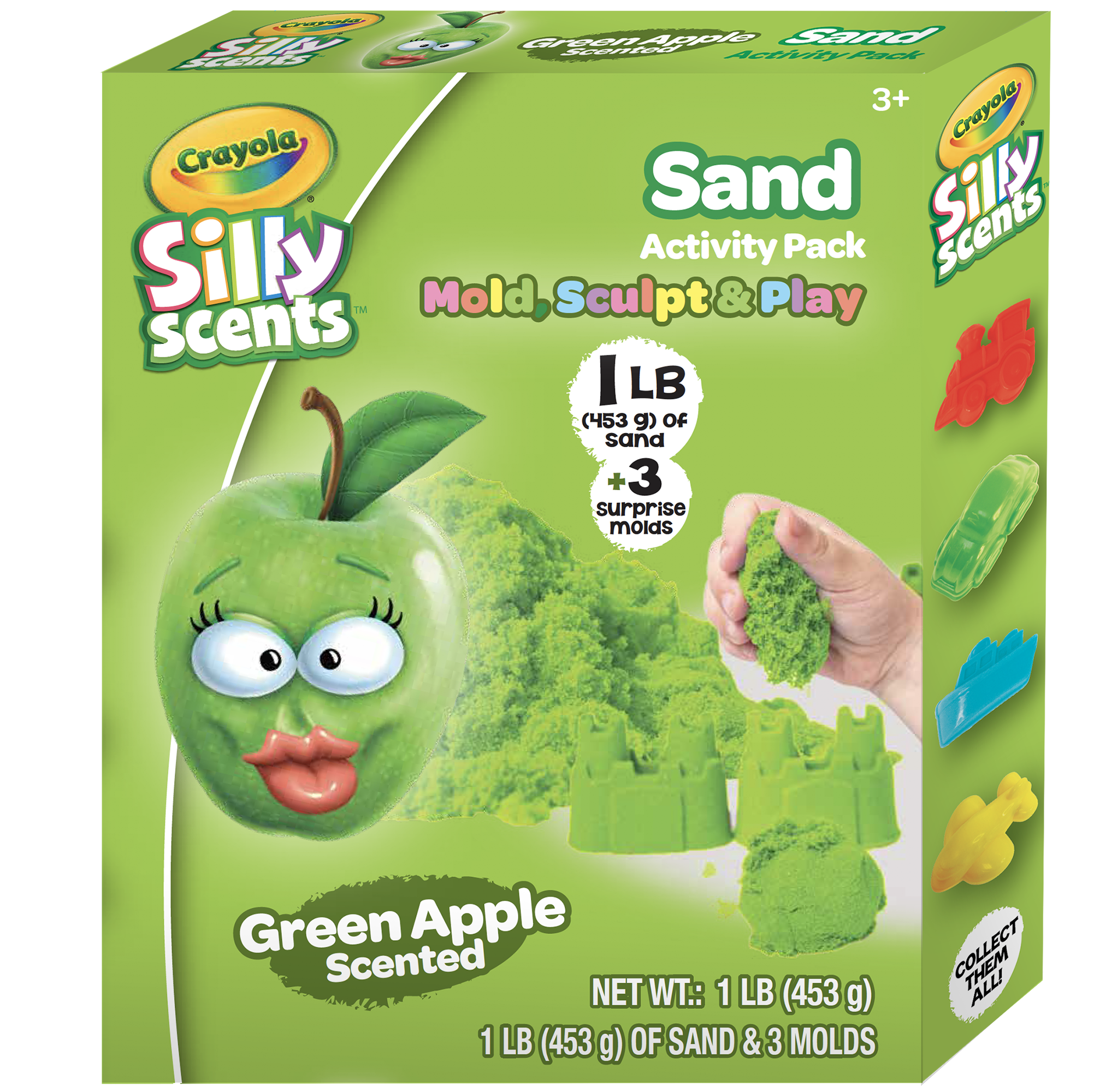 Crayola Silly Scent Sand & 3 Moulds