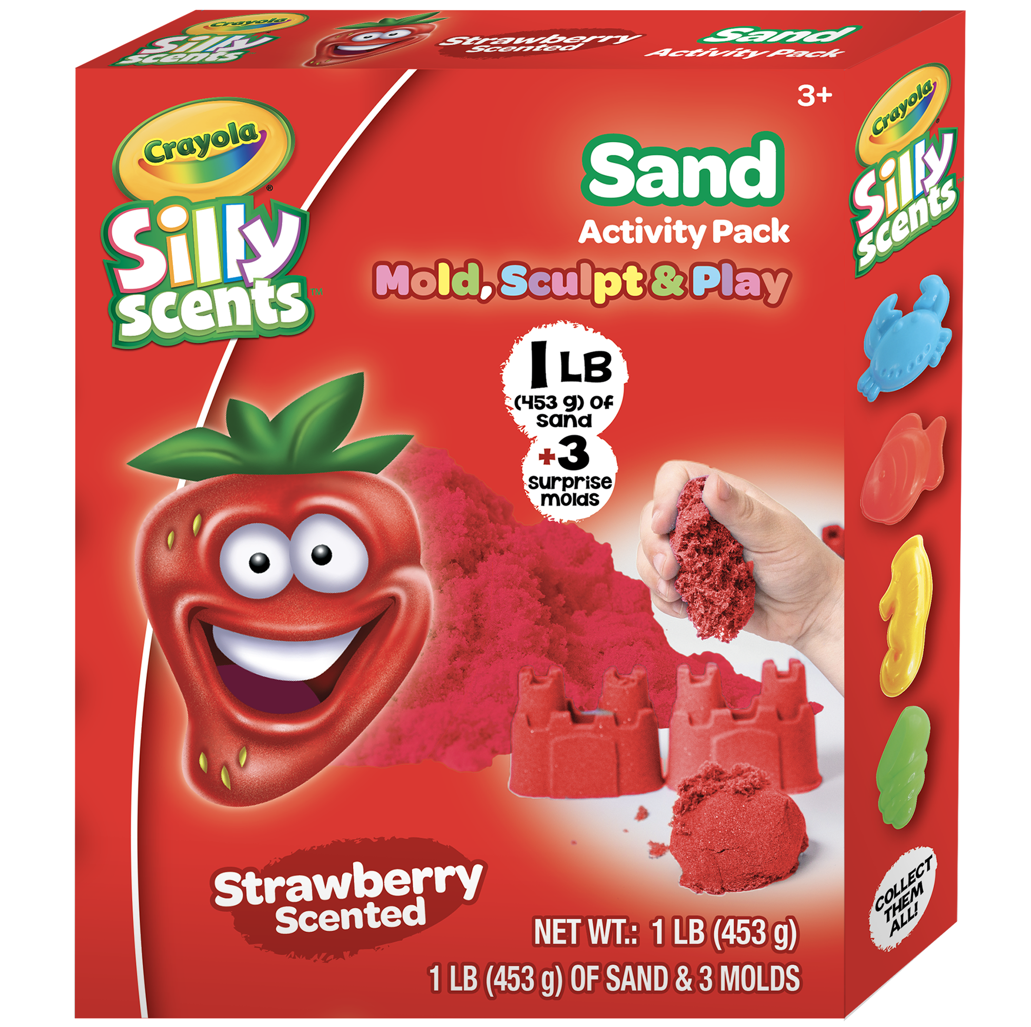 Crayola Silly Scent Sand & 3 Moulds