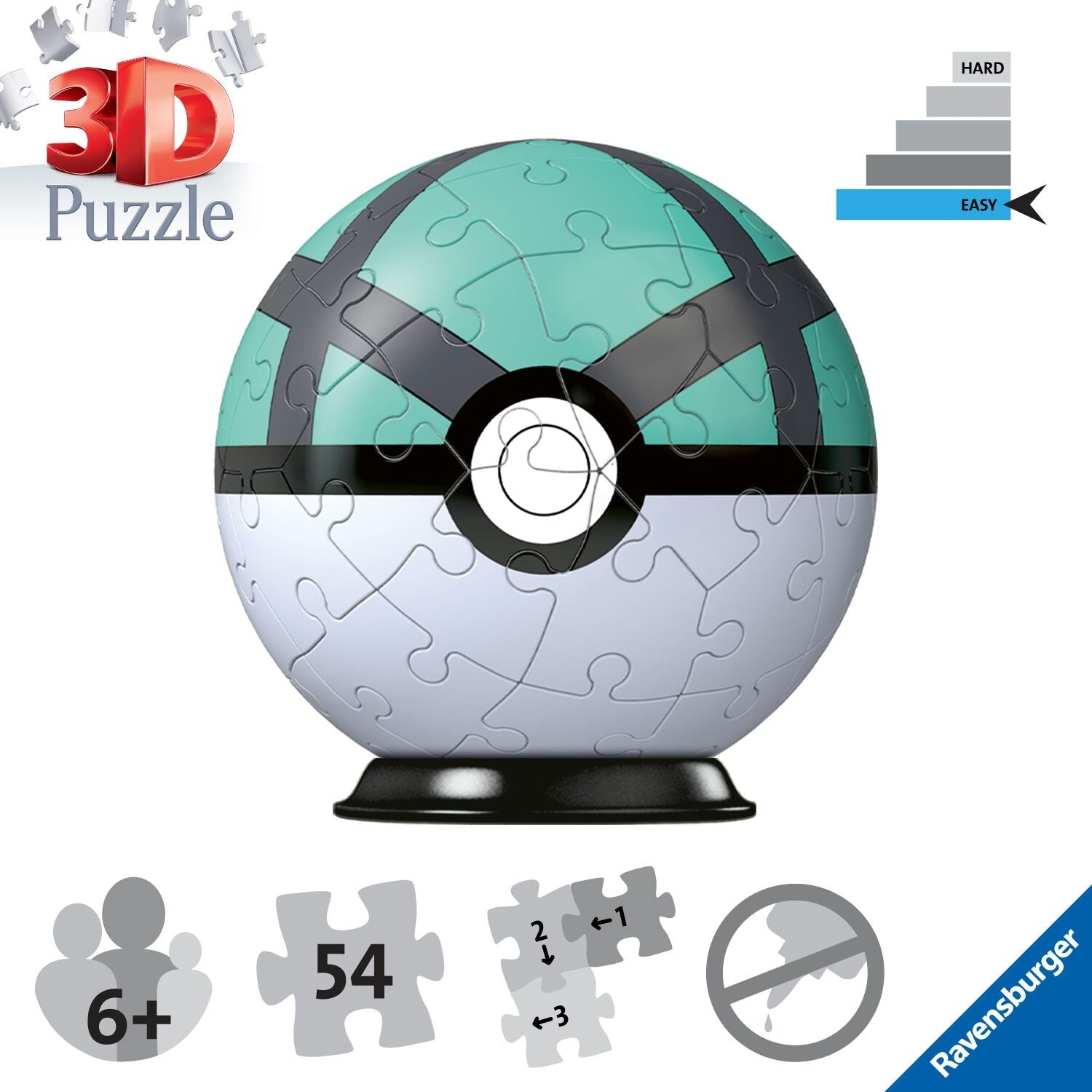 Pokemon Net 3D Puzzle, 54pc