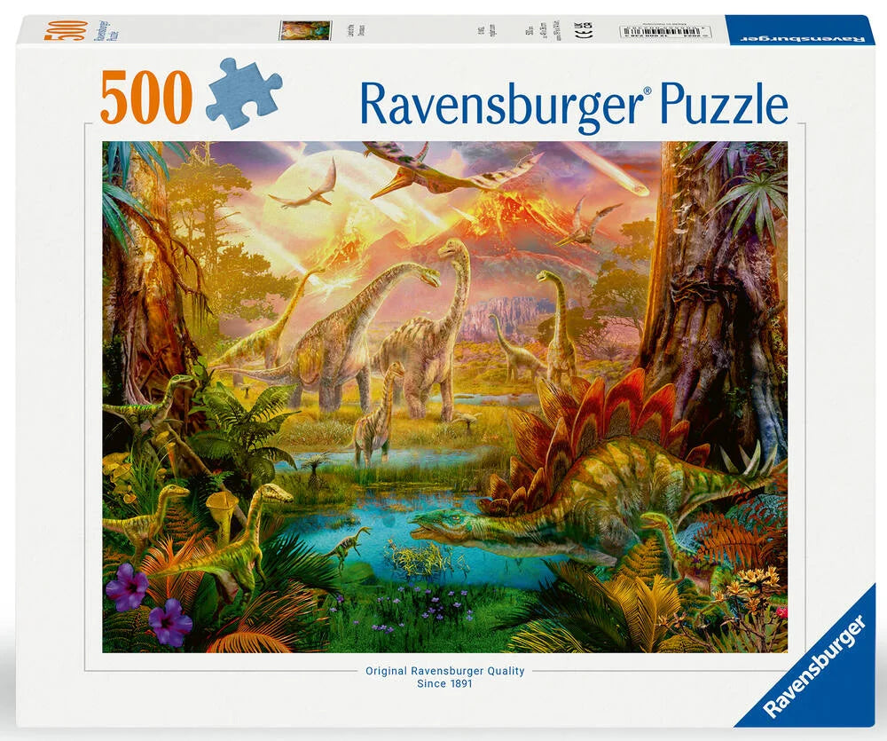 Ravensburger Land of the Dinosaurs 500 Piece Jigsaw Puzzle
