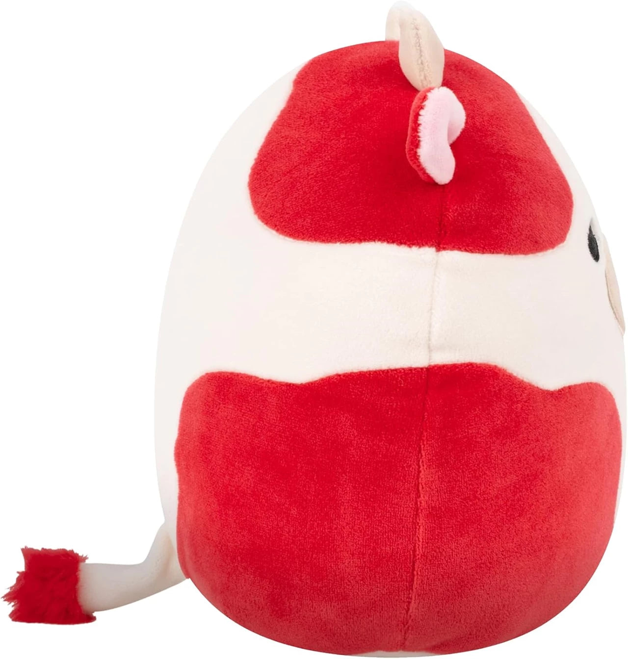 7.5 Squishmallows Claudio - Cream and Burgundy Spotted Cow