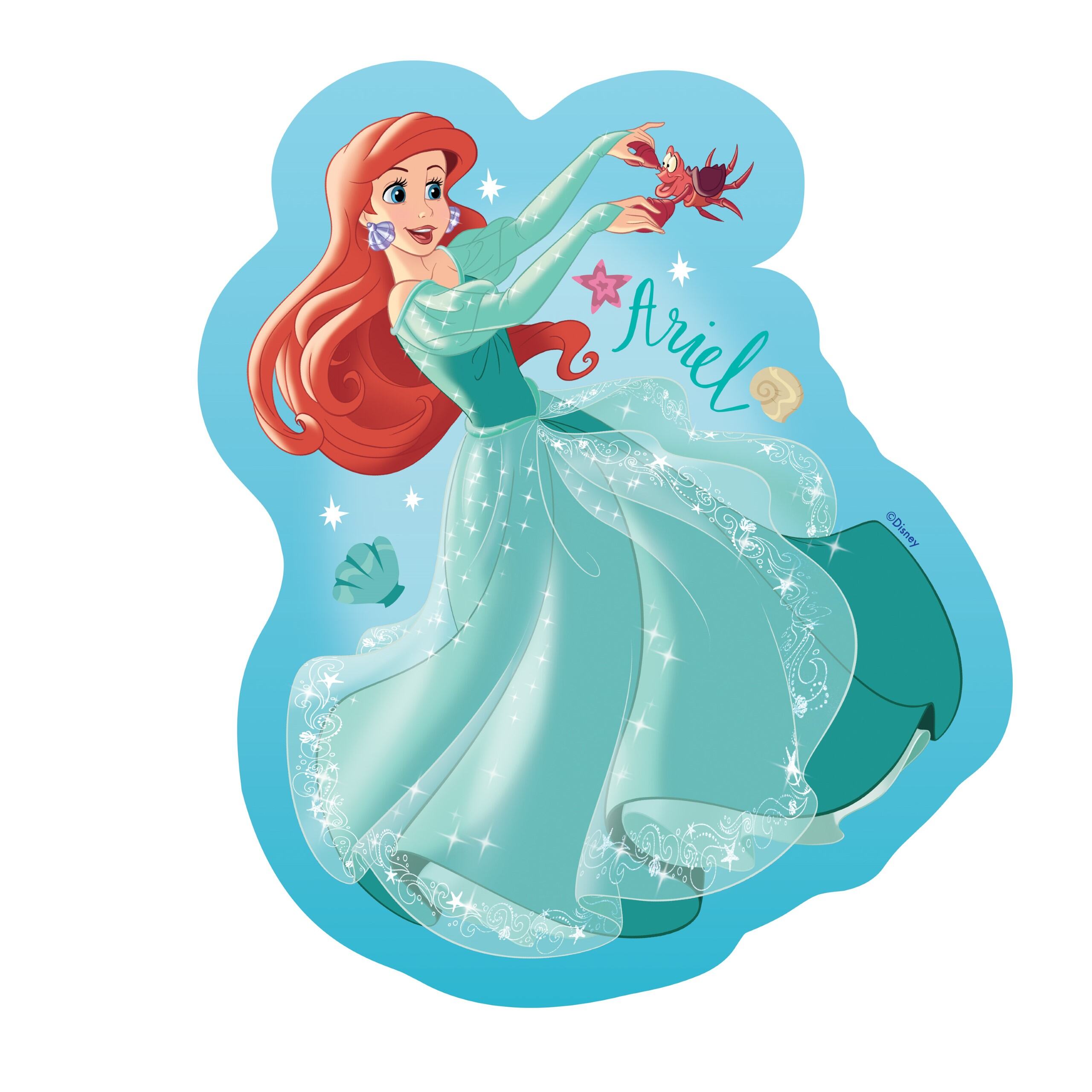 Princess, 4x Large Shaped Puzzles