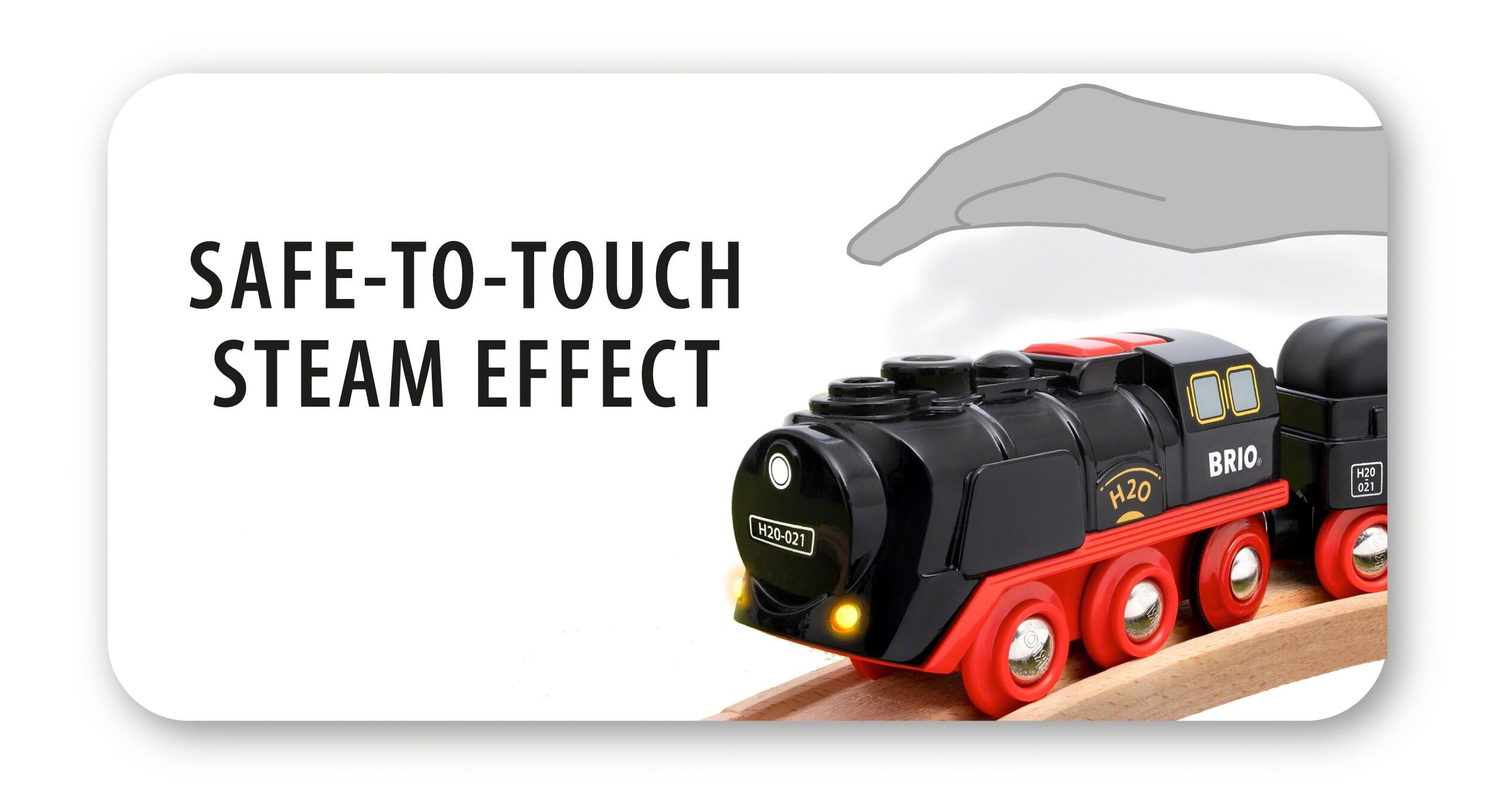 BRIO Battery-Operated Steaming Train