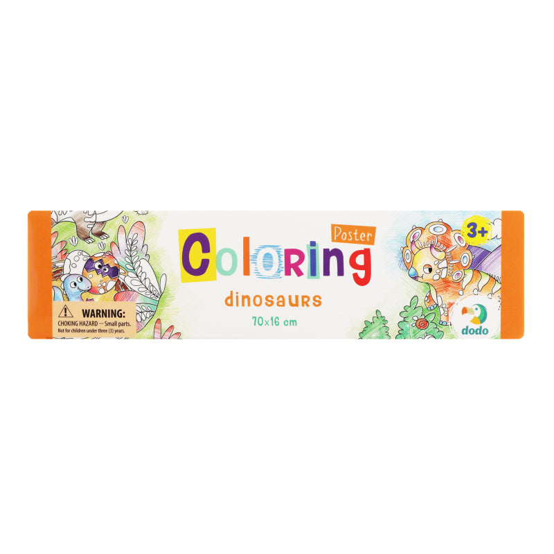 Colouring Poster Dinosaur