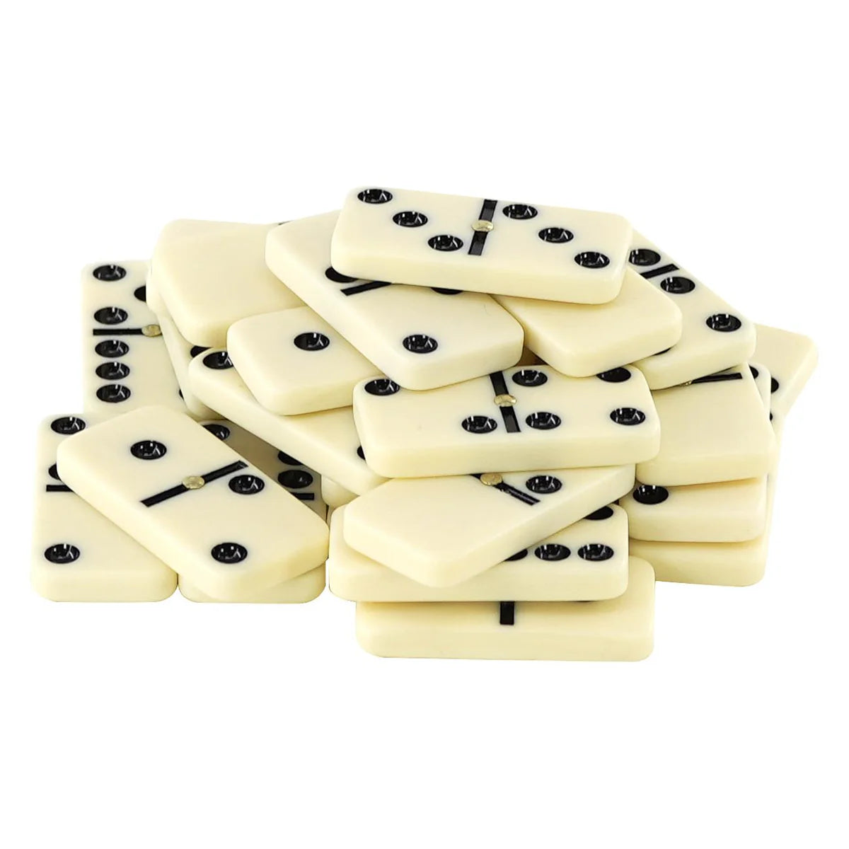M.Y Double Six Dominoes Game in Tin Box 28 Piece Set