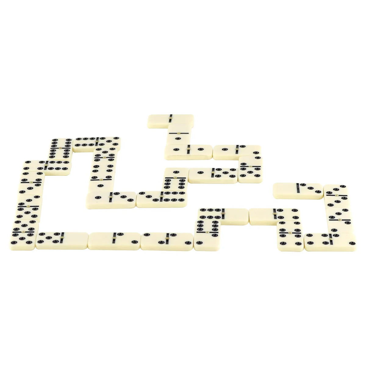 M.Y Double Six Dominoes Game in Tin Box 28 Piece Set