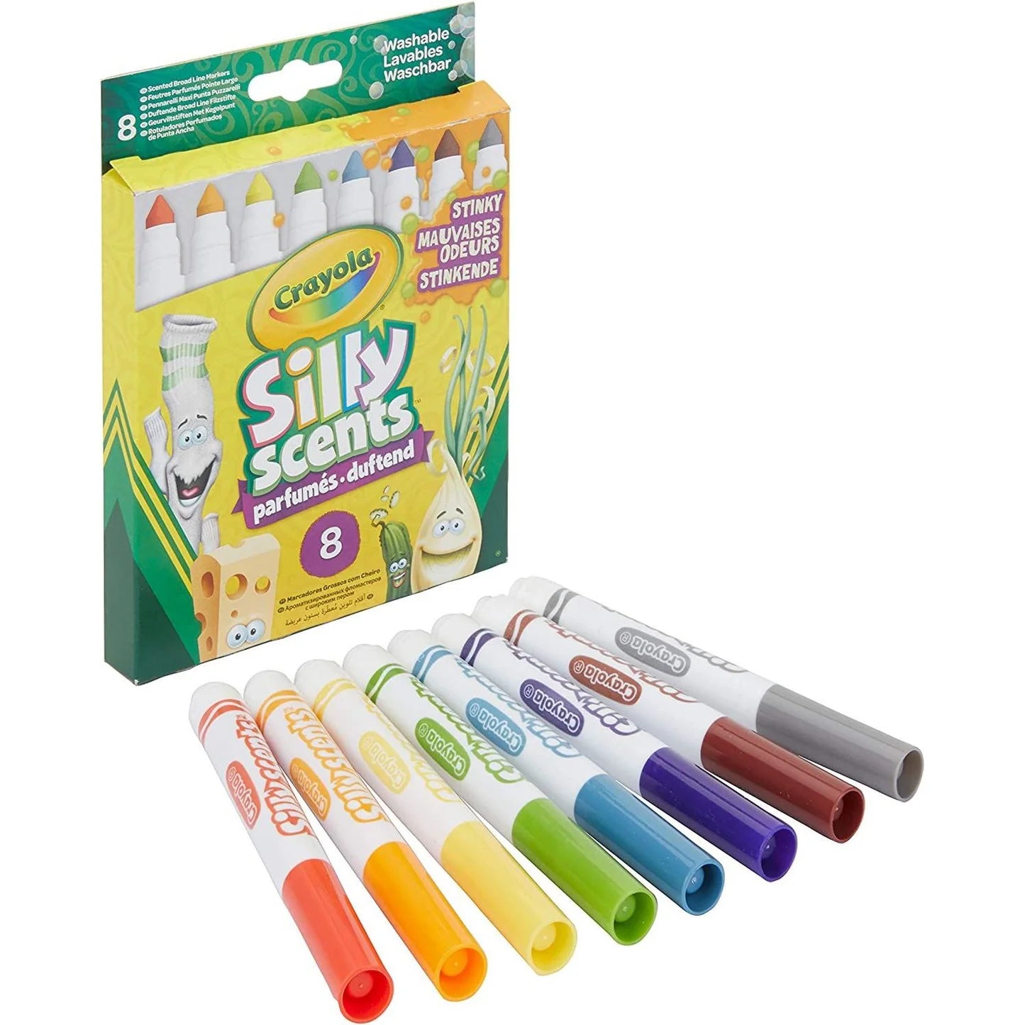 Crayola Silly Scents Stinky Scents Markers 8 Pack
