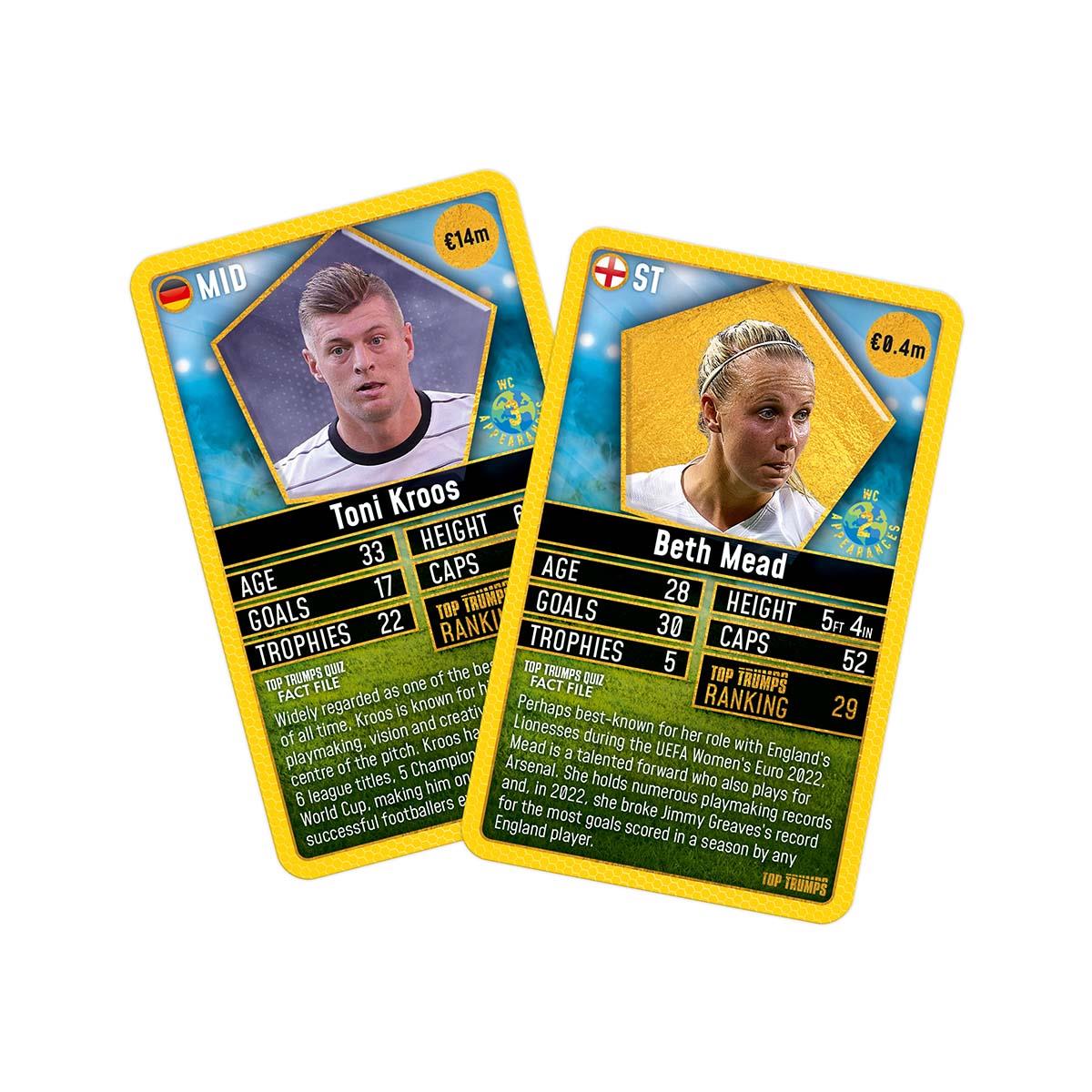 World Football Stars Top 200 Top Trumps Pack 2