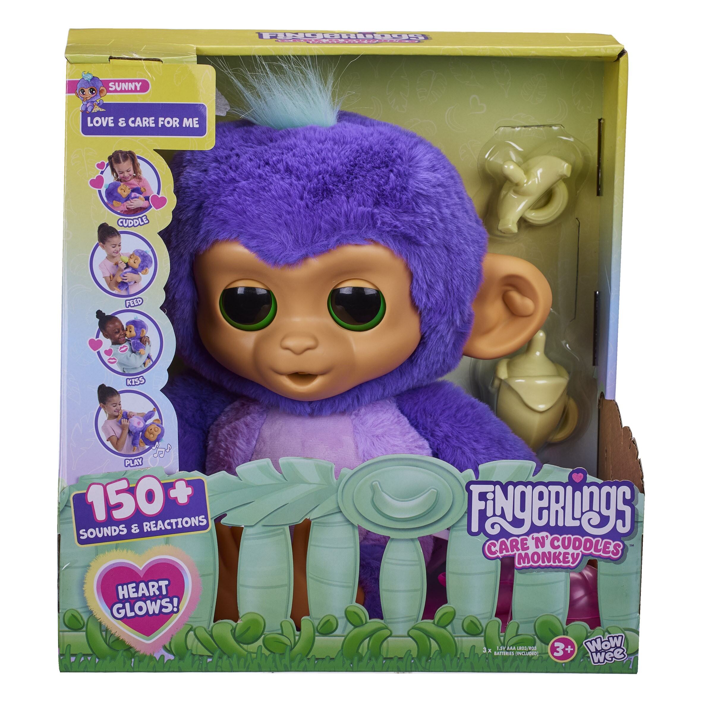 Fingerlings Care N Cuddle Monkey