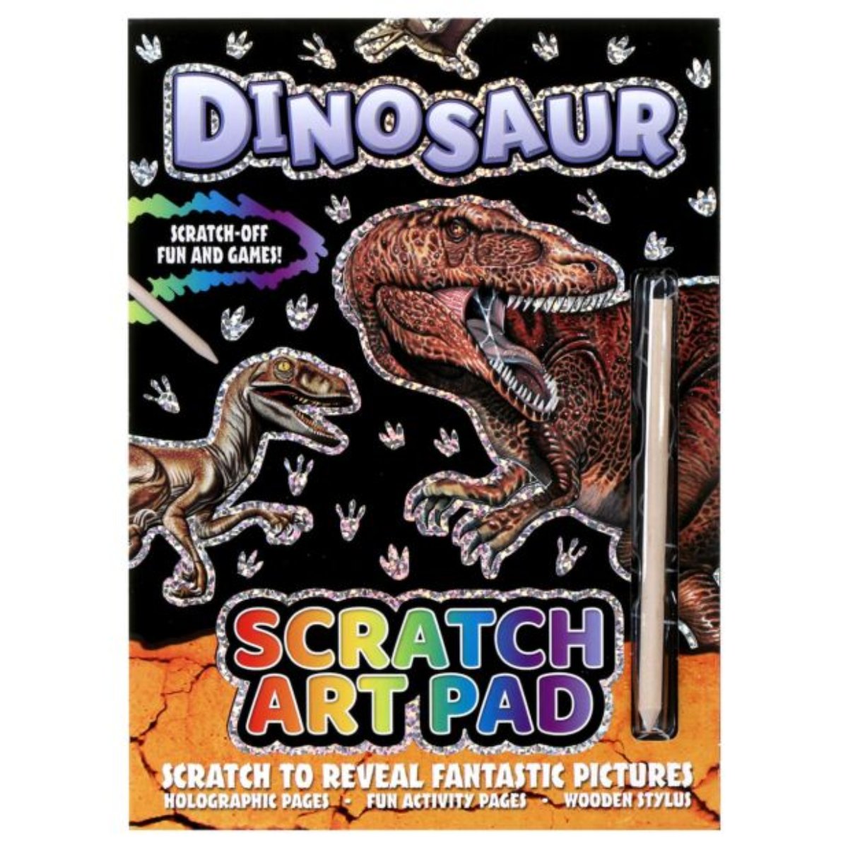 Dinosaur Scratch Art Pad