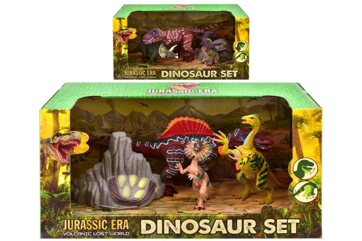 4 piece Dinosaur Playset