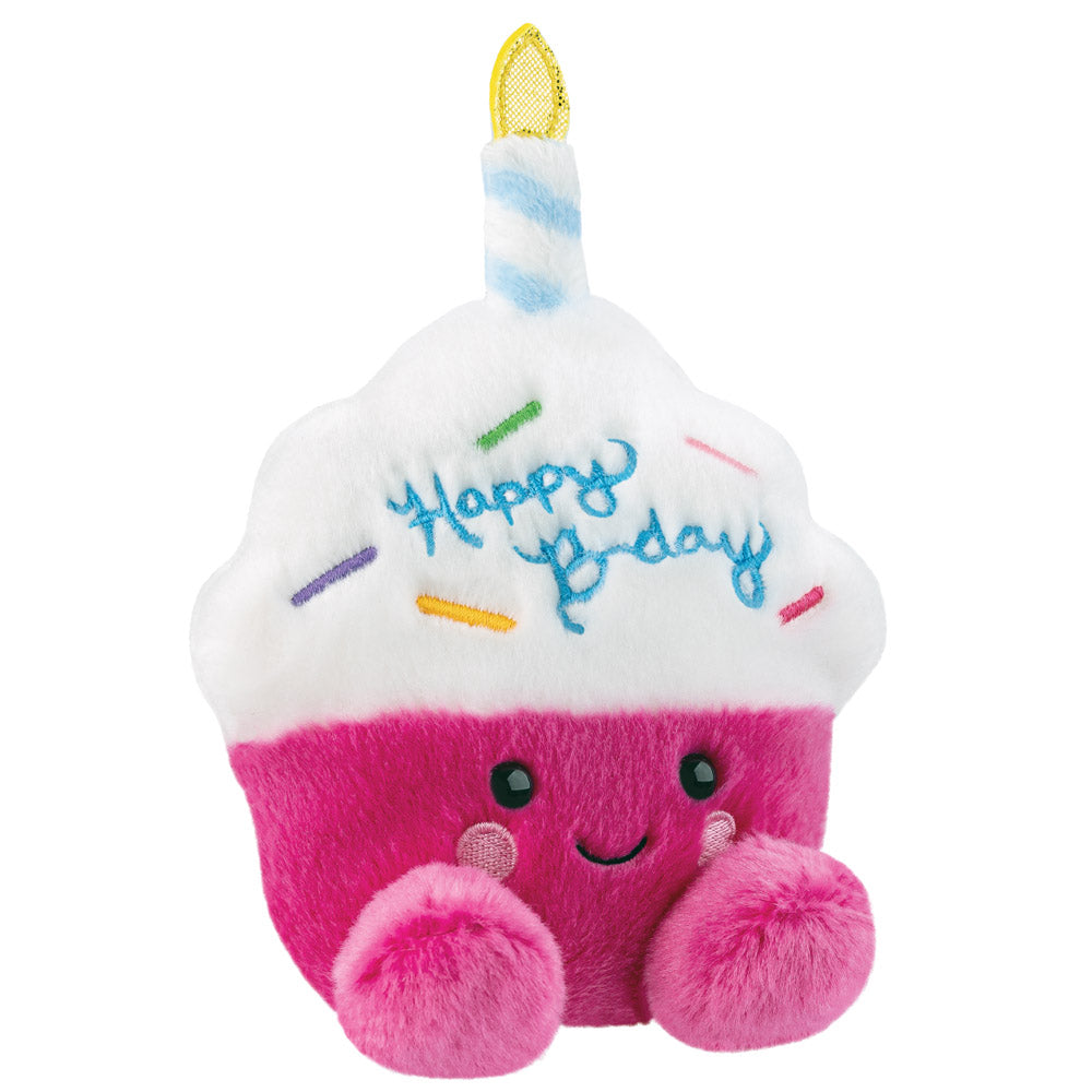 Palm Pals Sparkle Birthday Cupcake Plush Toy