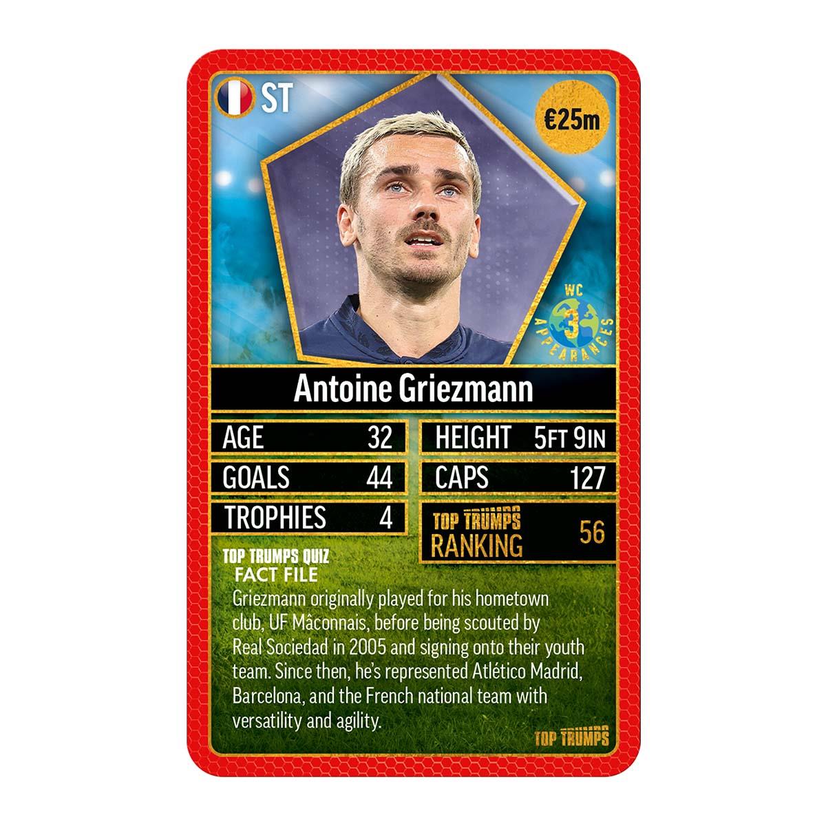 World Football Stars Top 200 Top Trumps Pack 4
