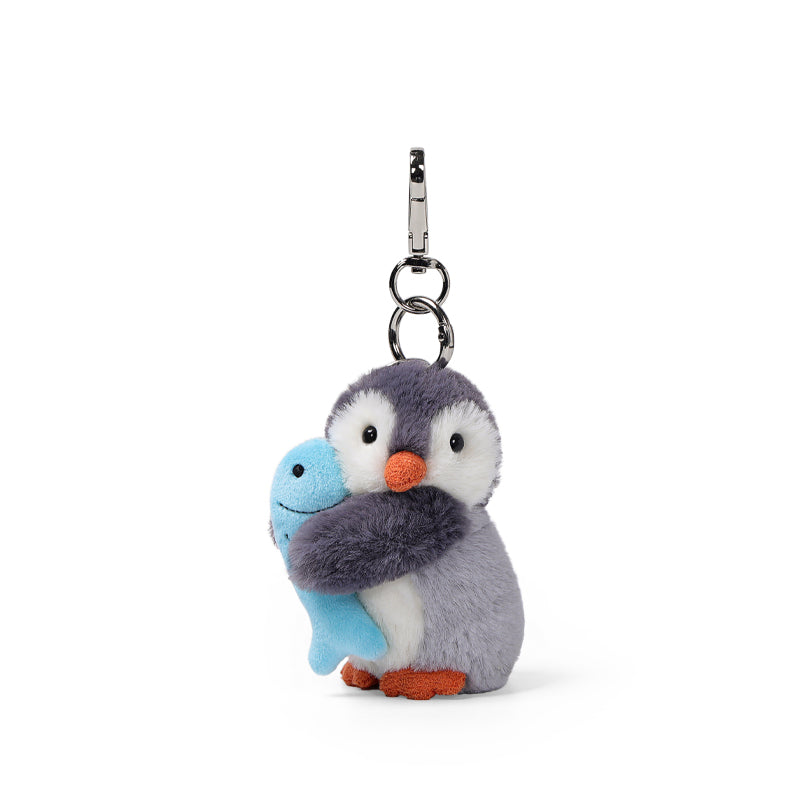 McHugs Fishing Glacier Penguin Plush Bag Charm