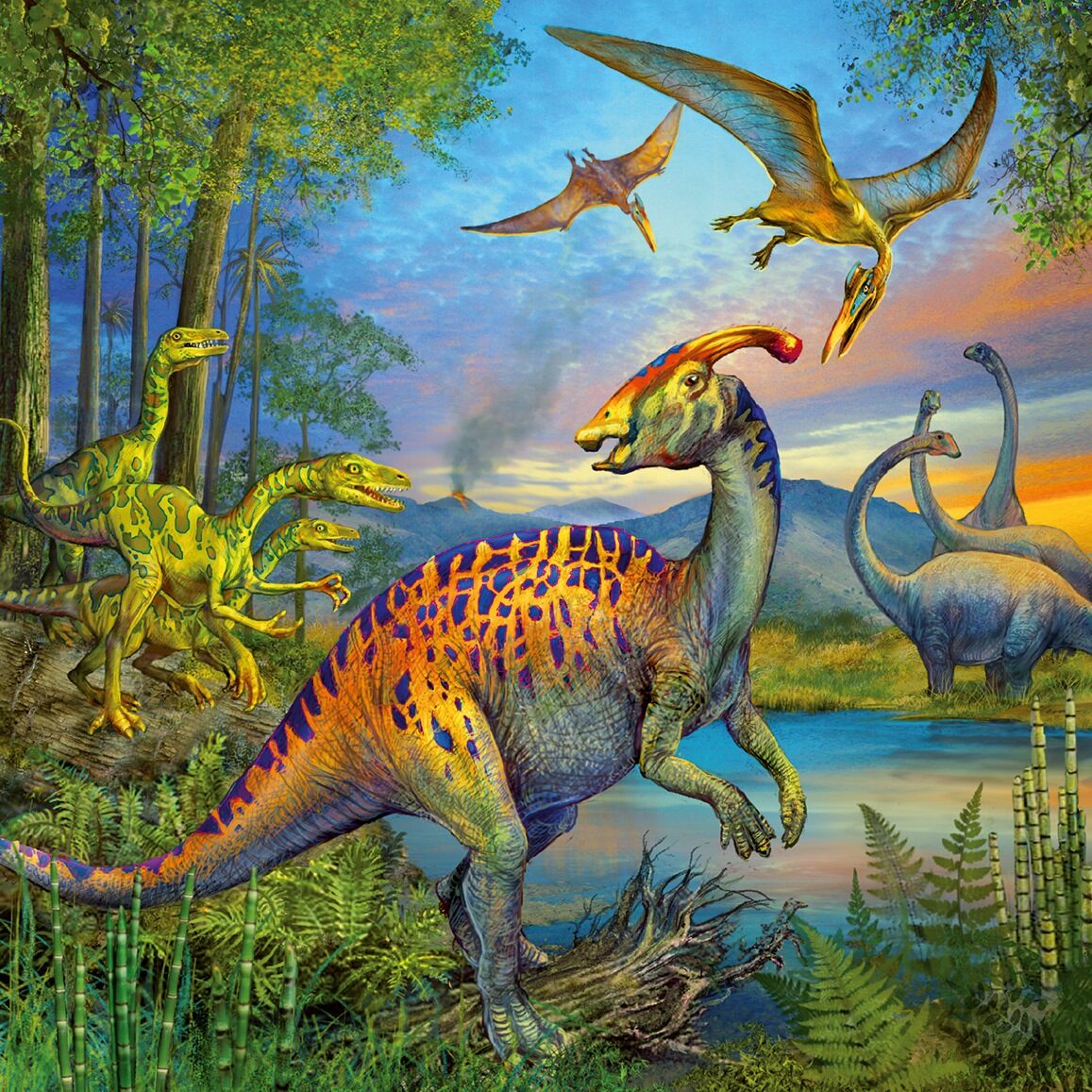 Dinosaur Fascination, 3x49pc