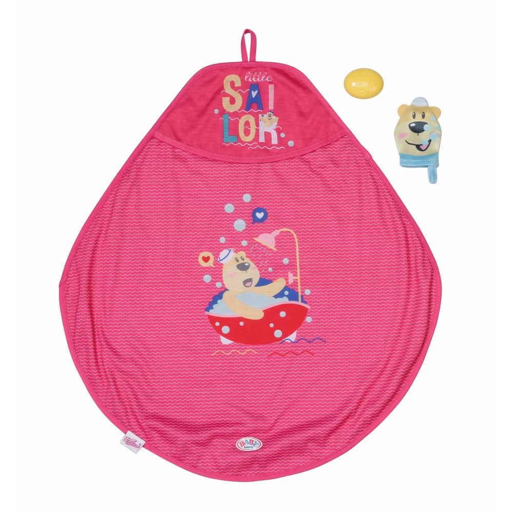 BABY born Bath Hooded Towel Set 43cm