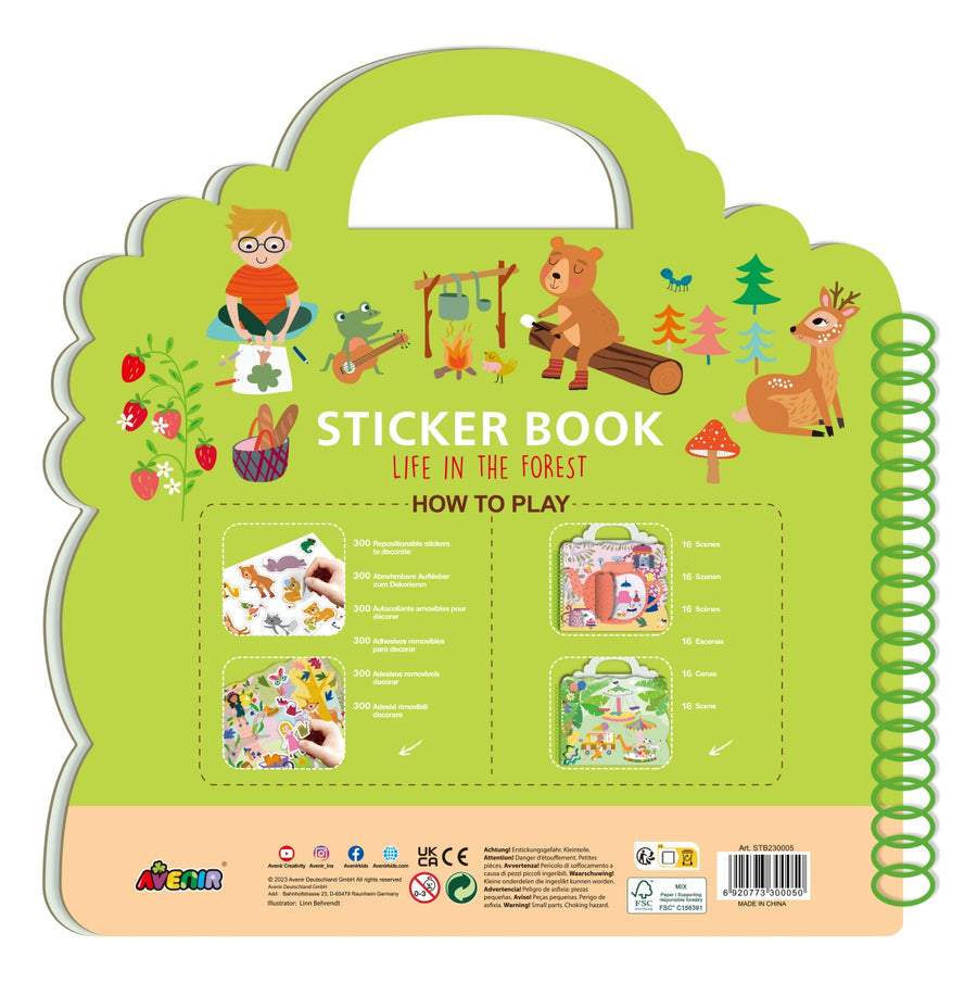 Sticker Book Forest