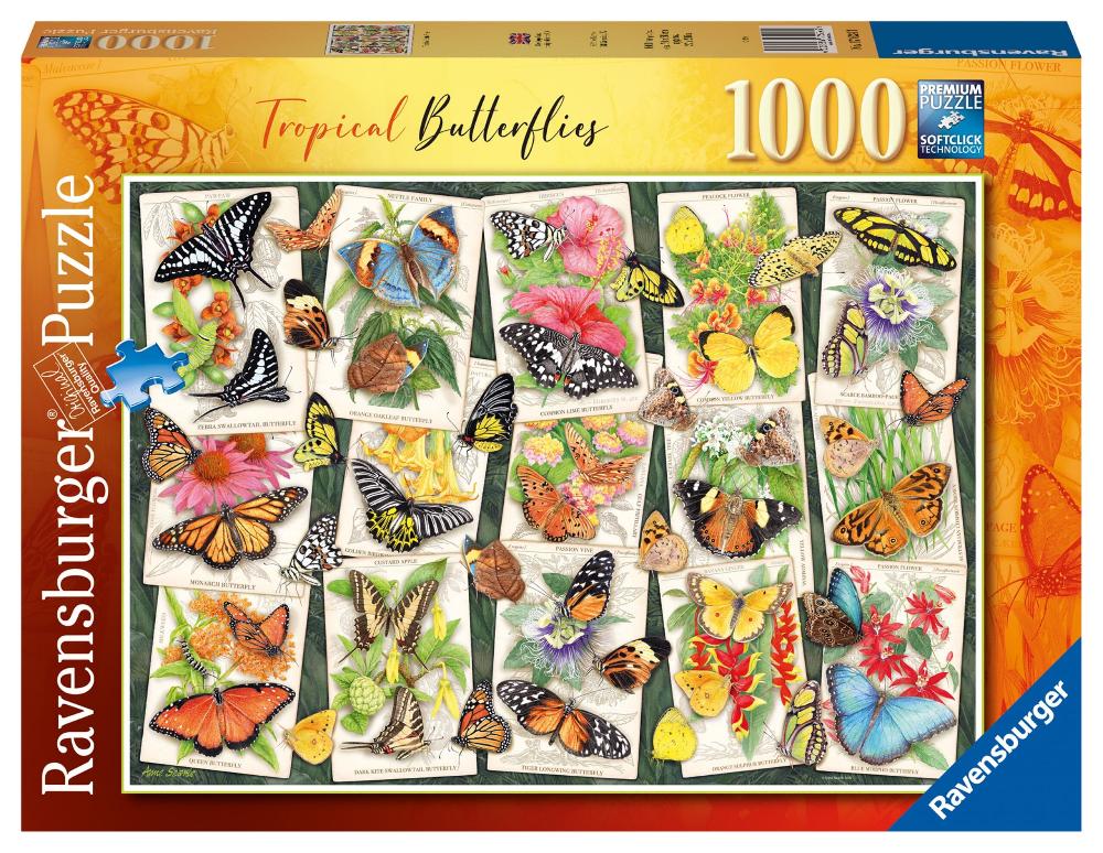 Tropical Butterflies, 1000pc