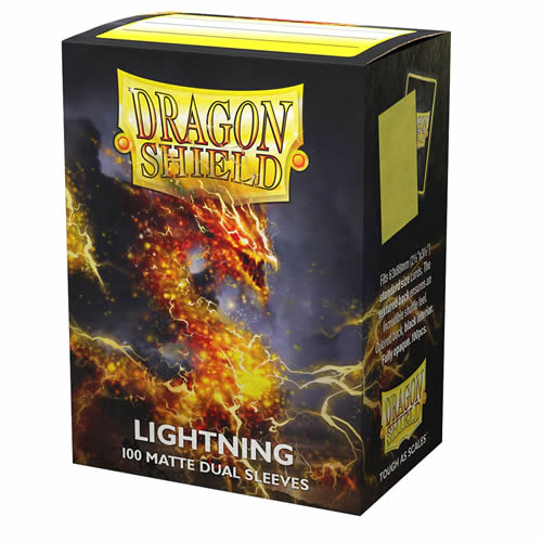 Dragon Shield Dual Matte Standard Size Sleeves 100pk Lightning