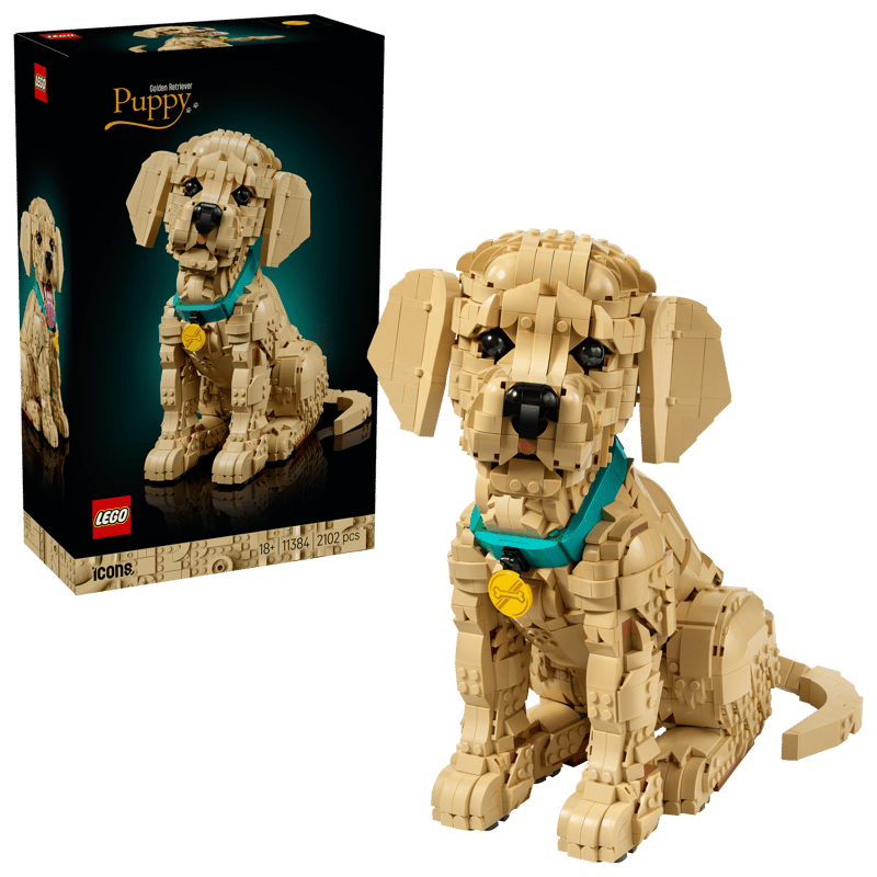 LEGO Icons Golden Retriever Puppy Set 11384