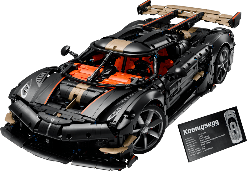 LEGO Technic Koenigsegg Sadair's Spear Megacar Building Set 42232