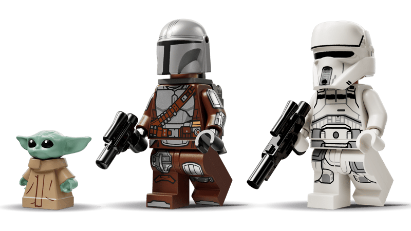 LEGO Star Wars The Mandalorian and Grogu™ AT-RT™ Attack - Toy Building Set for Kids - 75444