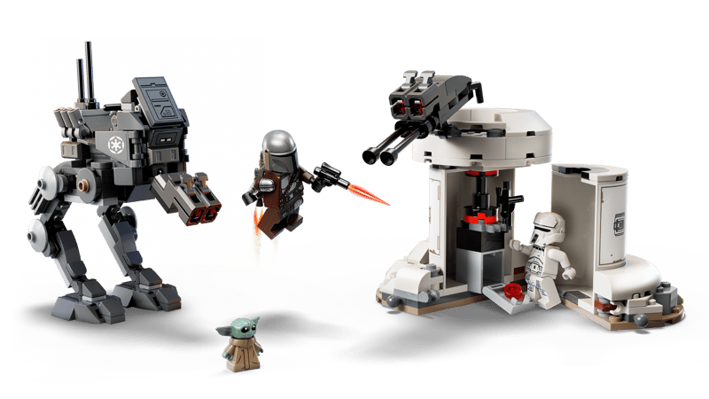 LEGO Star Wars The Mandalorian and Grogu™ AT-RT™ Attack - Toy Building Set for Kids - 75444
