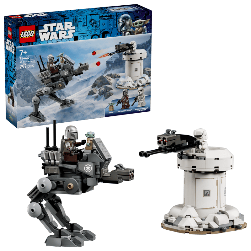 LEGO Star Wars The Mandalorian and Grogu™ AT-RT™ Attack - Toy Building Set for Kids - 75444