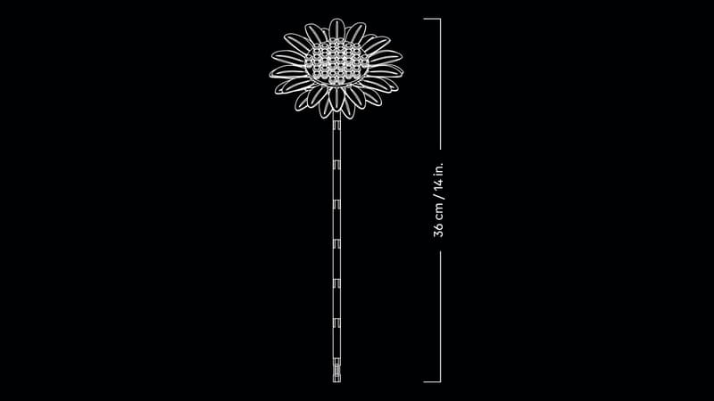 LEGO Botanicals Sunflower Bouquet Flower Decor 11502