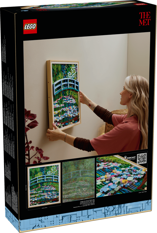 LEGO Art Claude Monet Bridge over a Pond of Water Lilies Set 31220