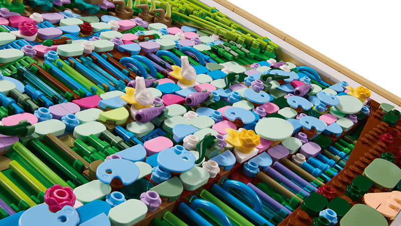 LEGO Art Claude Monet Bridge over a Pond of Water Lilies Set 31220