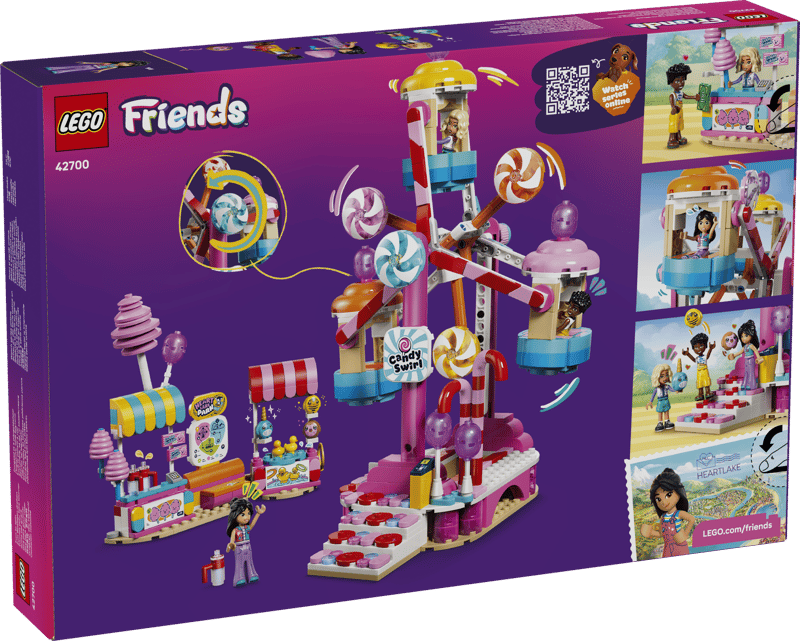 LEGO Friends Candy & Cupcake Ferris Wheel Building Set 42700