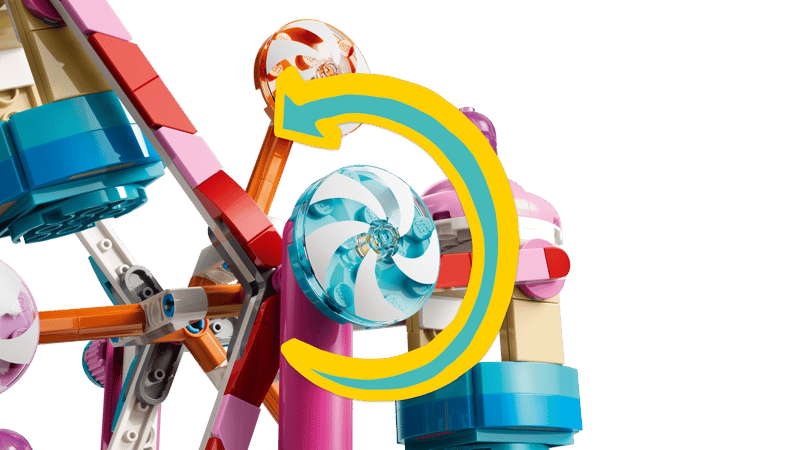 LEGO Friends Candy & Cupcake Ferris Wheel Building Set 42700