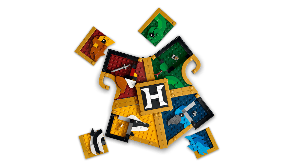LEGO Harry Potter Hogwarts House Crest Art Building Set 76462
