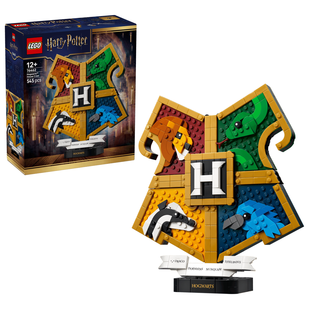 LEGO Harry Potter Hogwarts House Crest Art Building Set 76462