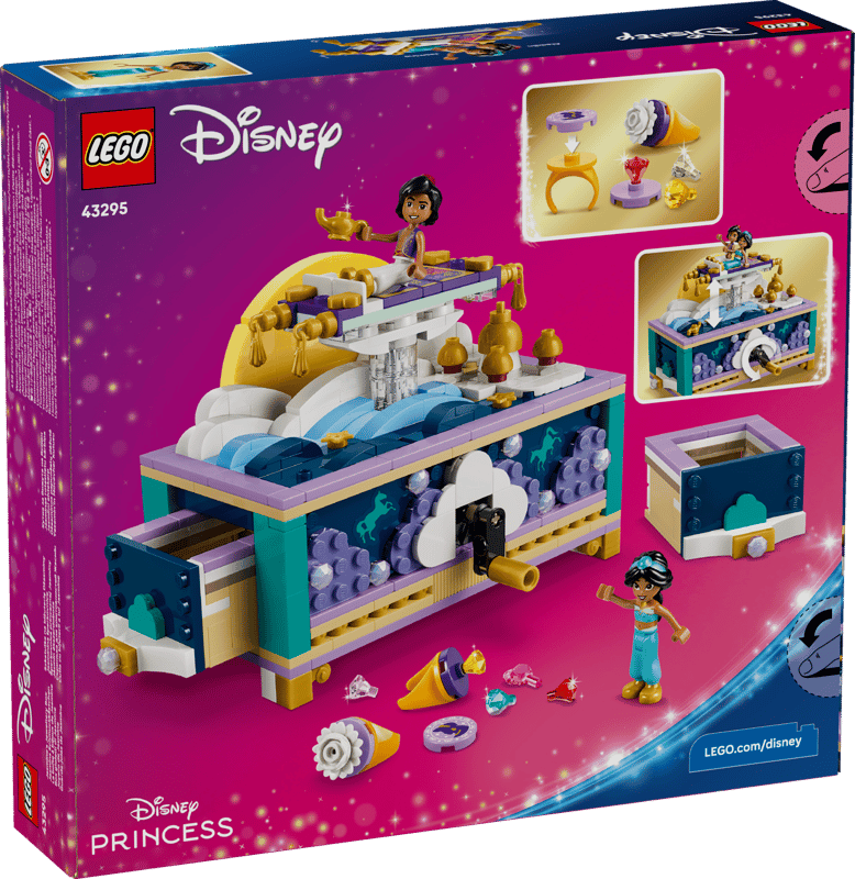 Lego Disney Jasmines Jewelry Box Building Set 43295