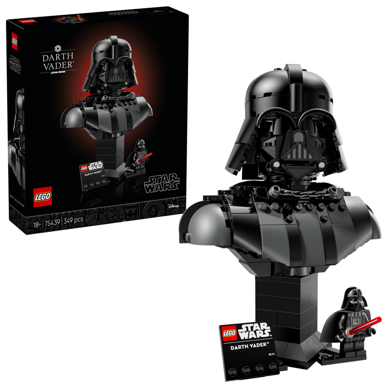 LEGO Star Wars Darth Vader™ Bust - Collectable Sci-Fi Building Set for Adults - 75439