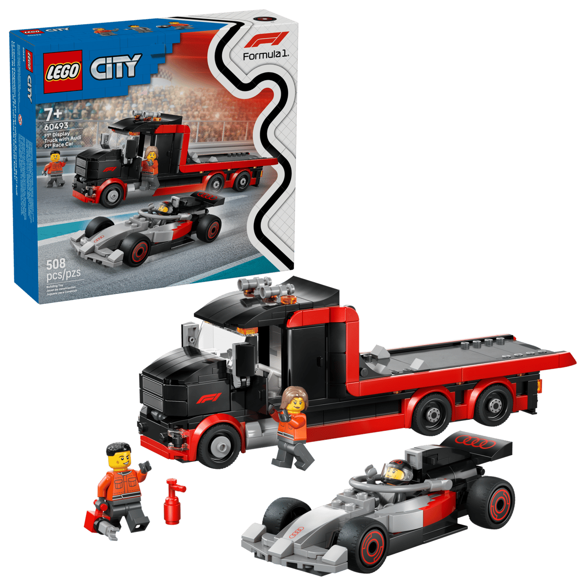LEGO City F1 Display Truck with Audi F1 Race Car 60493