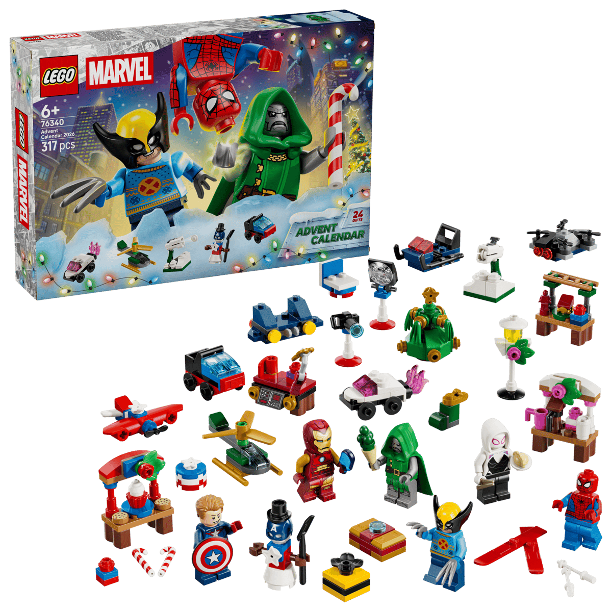 LEGO Marvel Advent Calendar 2026 Building Set 76340