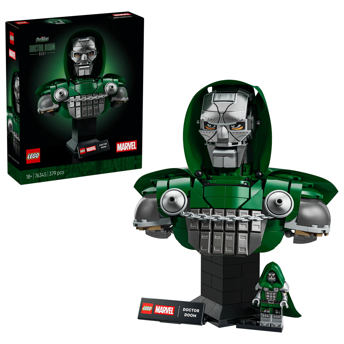 LEGO Marvel Doctor Doom Bust Building Set 76345