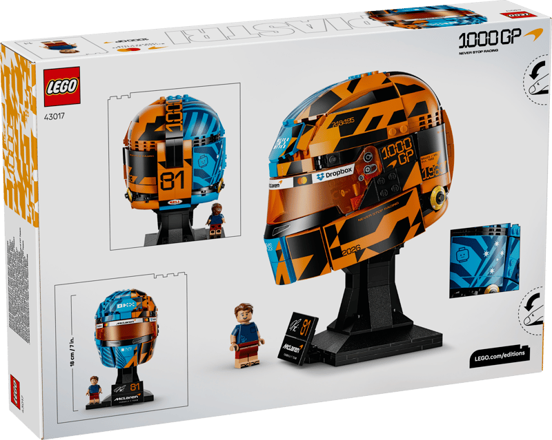 Lego McLaren Mastercard F1® Team Oscar Piastri Helmet 43017